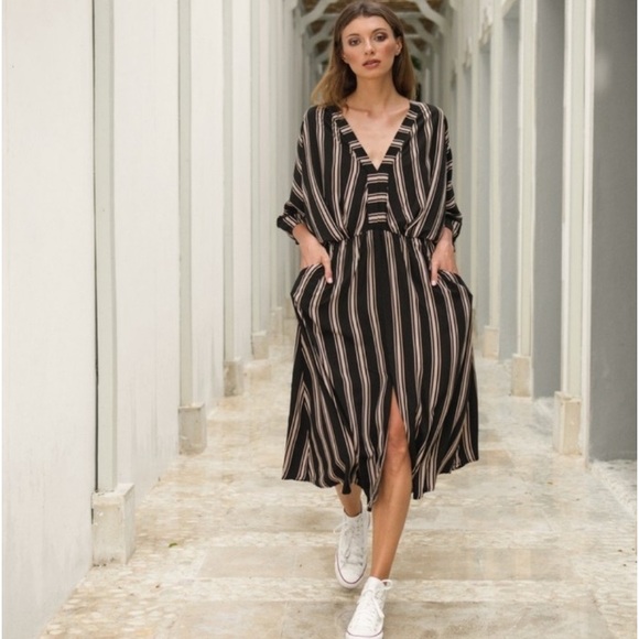 Anthropologie Uma&Leopold Midi Dress EUC - Picture 2 of 9